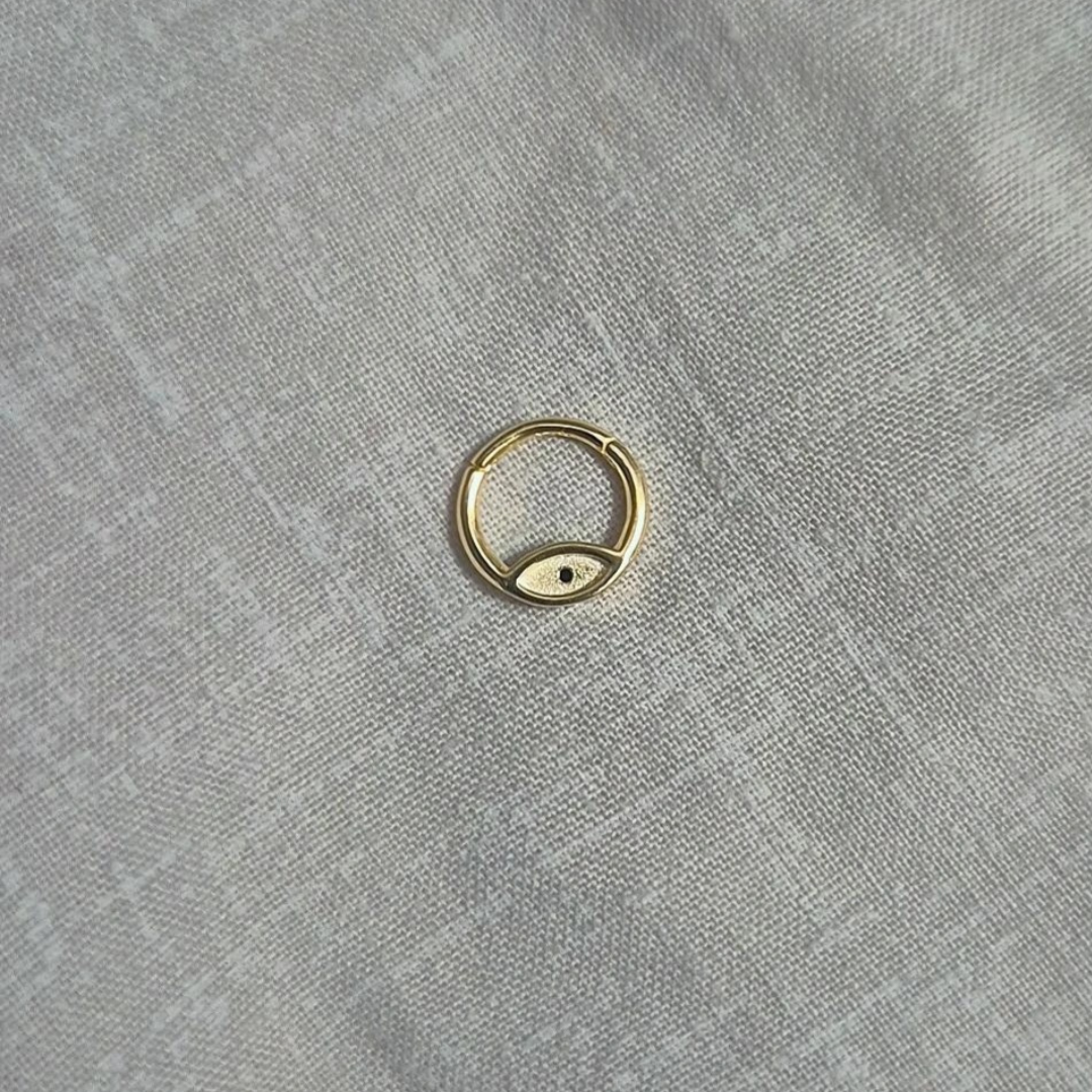 "AYIN" EVIL EYE CARTILAGE CLICKER HUGGIE