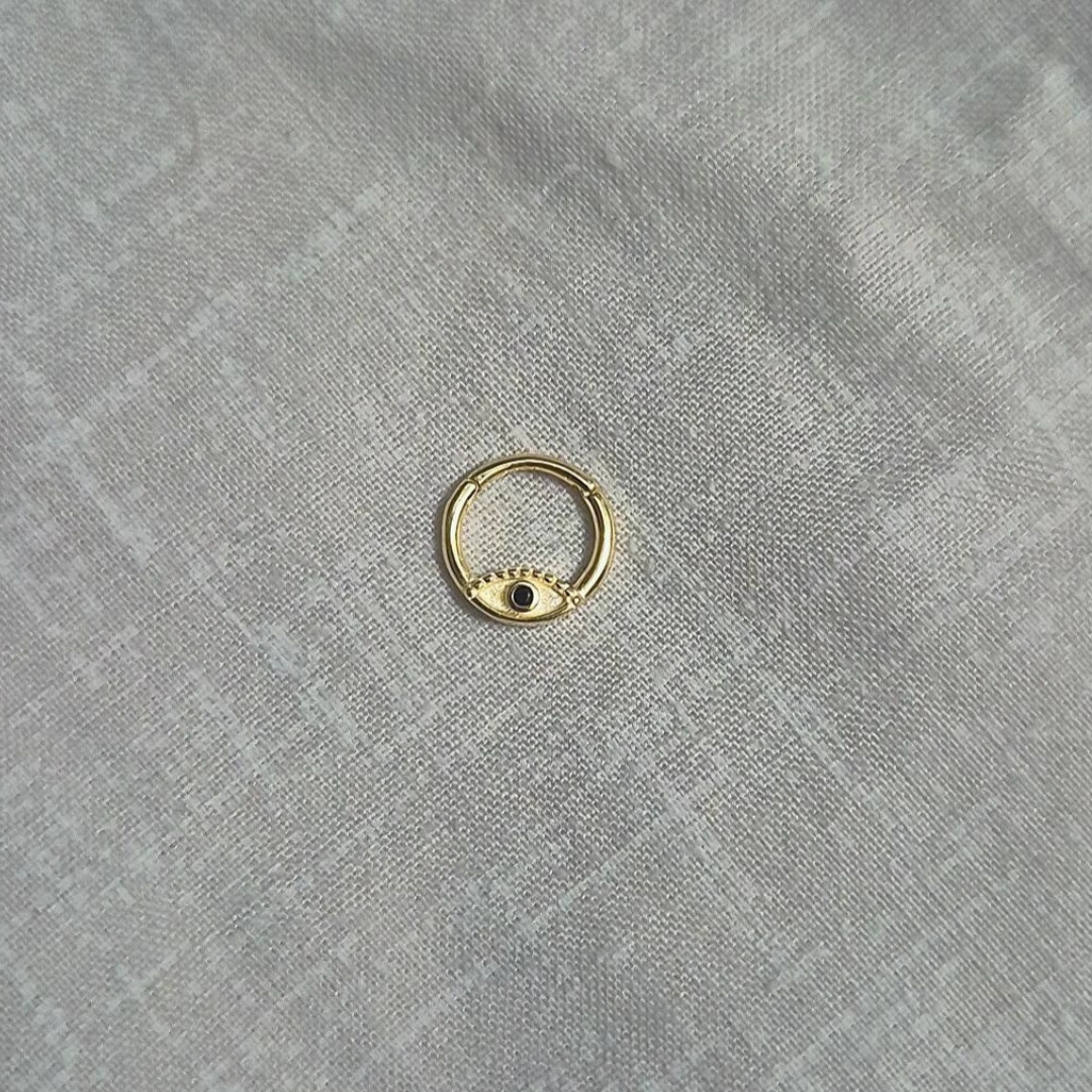 "AYIN" EVIL EYE CARTILAGE CLICKER HUGGIE