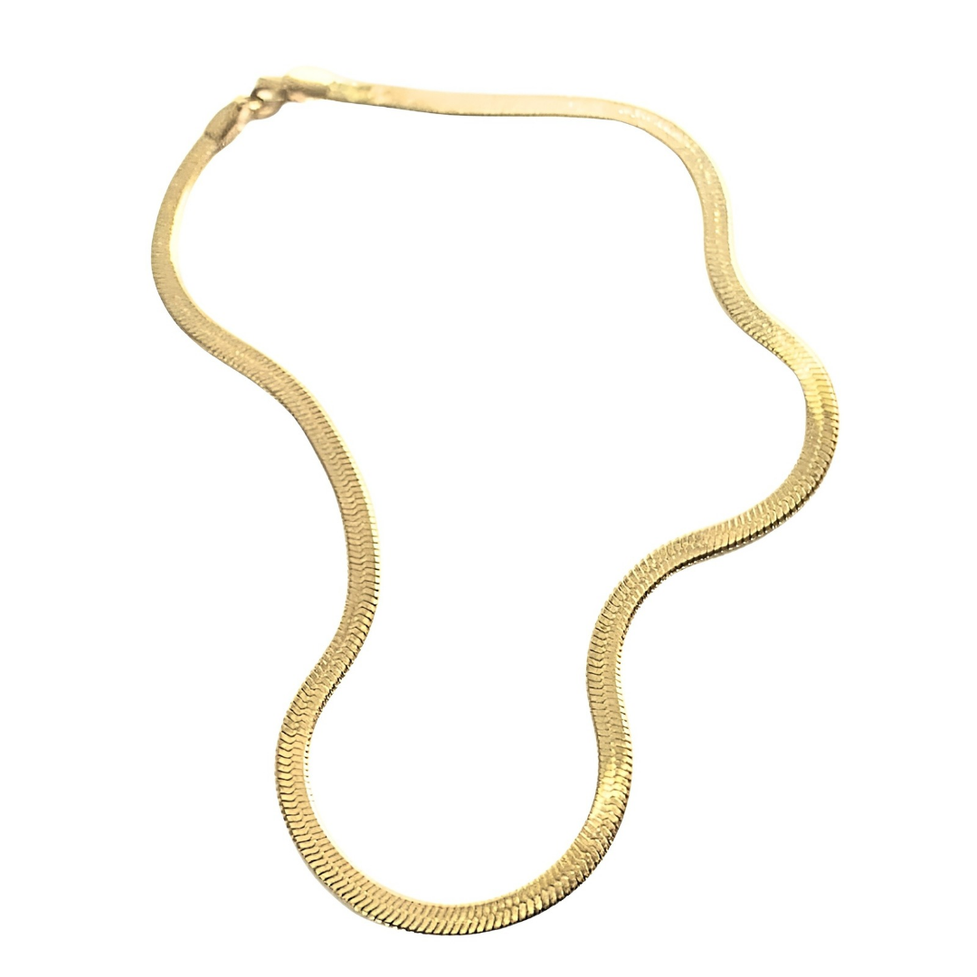 Medusa Gold Snake Chain Necklace