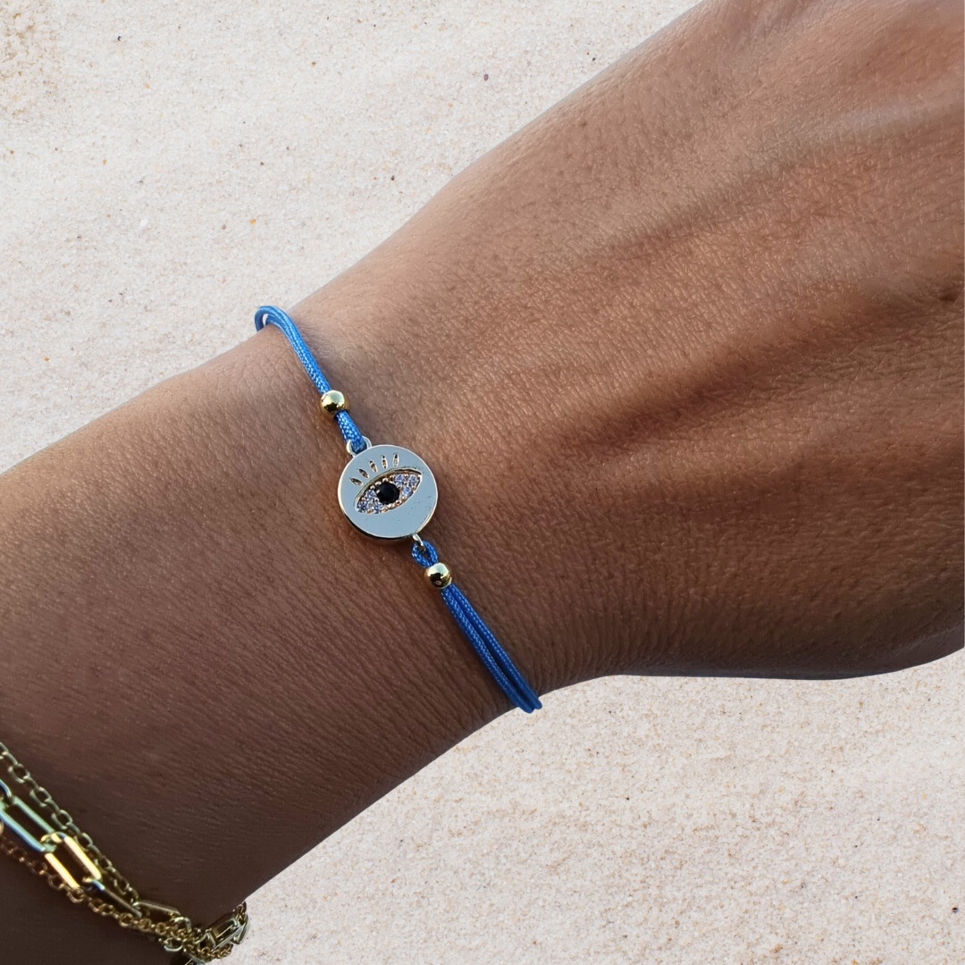 The Eyes Don't Lie Bracelet Blue